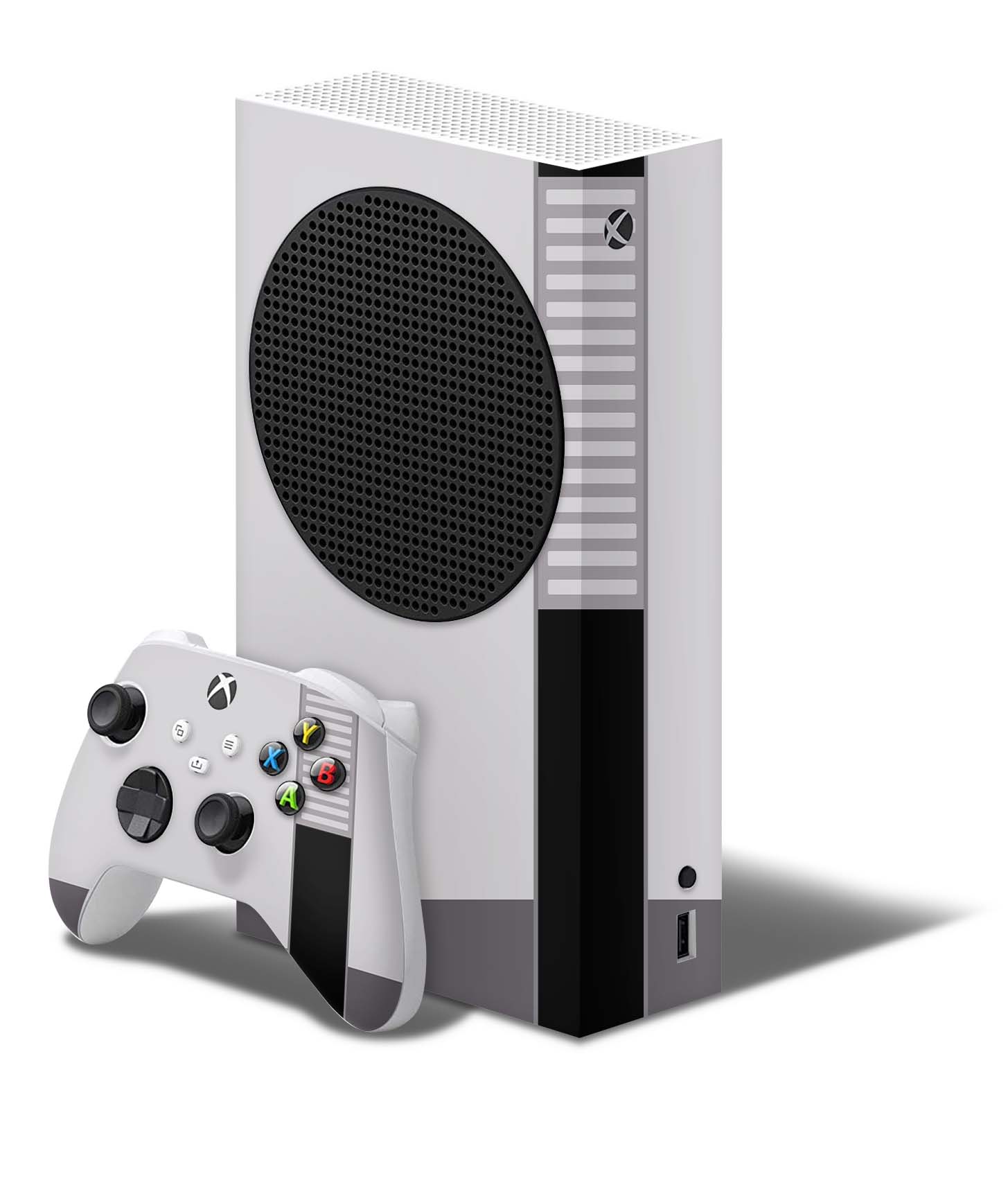 Xbox Series S Skin Folie Konsolen Aufkleber mit Controller Skin Retro Snes Elektronik-Sticker & -Aufkleber skins4u   