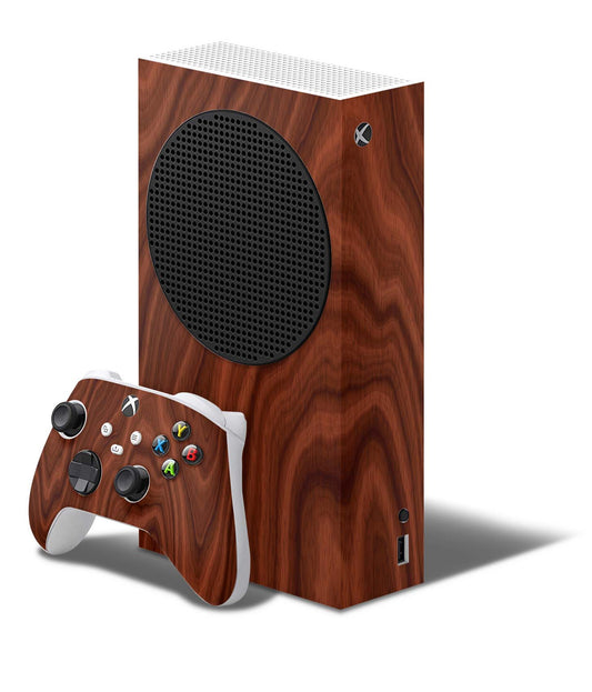 Xbox Series S Skin Folie Konsolen Aufkleber mit Controller Skin Rosewood Elektronik-Sticker & -Aufkleber skins4u   
