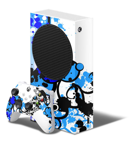 Xbox Series S Skin Folie Konsolen Aufkleber mit Controller Skin Simply blue Elektronik-Sticker & -Aufkleber skins4u   