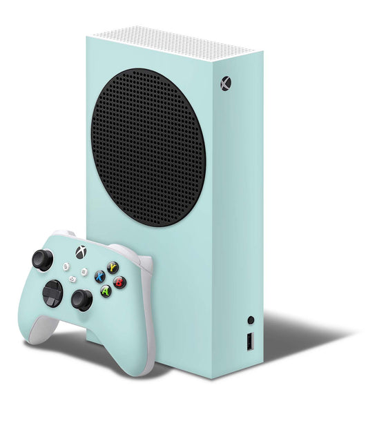 Xbox Series S Skin Folie Konsolen Aufkleber mit Controller Skin Solid state mint Elektronik-Sticker & -Aufkleber skins4u   