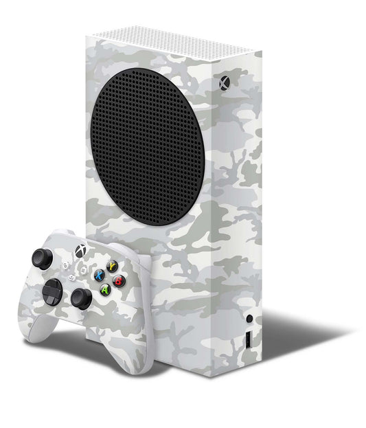 Xbox Series S Skin Folie Konsolen Aufkleber mit Controller Skin White Camo Elektronik-Sticker & -Aufkleber skins4u   