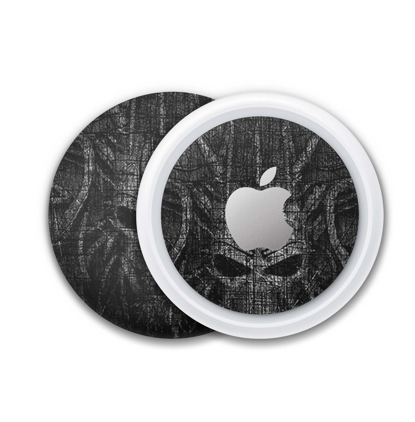 Apple AirTag Skin Design Aufkleber Schutzfolie Black Demon Aufkleber Skins4u
