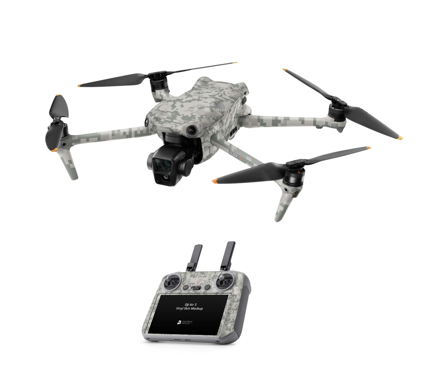 DJI Air 3 Skins - Drohnen Aufkleber Schutz Folie + RC2 Controller Skin + Akku Skins Acu Camo Aufkleber skins4u   