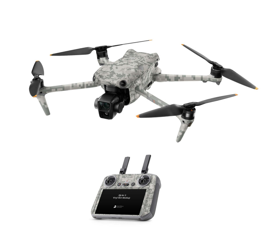 DJI Air 3 Skins - Drohnen Aufkleber Schutz Folie + RC2 Controller Skin + Akku Skins Acu Camo Aufkleber skins4u   