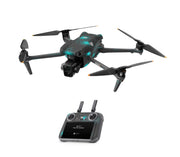 DJI Air 3 Skins - Drohnen Aufkleber Schutz Folie + RC2 Controller Skin + Akku Skins Exo small blue