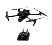 DJI Air 3S Skins - Drohnen Aufkleber Schutz Folie + RC2 Controller Skin + Akku Skins Solid schwarz