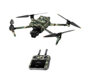 DJI Air 3S Skins - Drohnen Aufkleber Schutz Folie + RC2 Controller Skin + Akku Skins Wood Camo