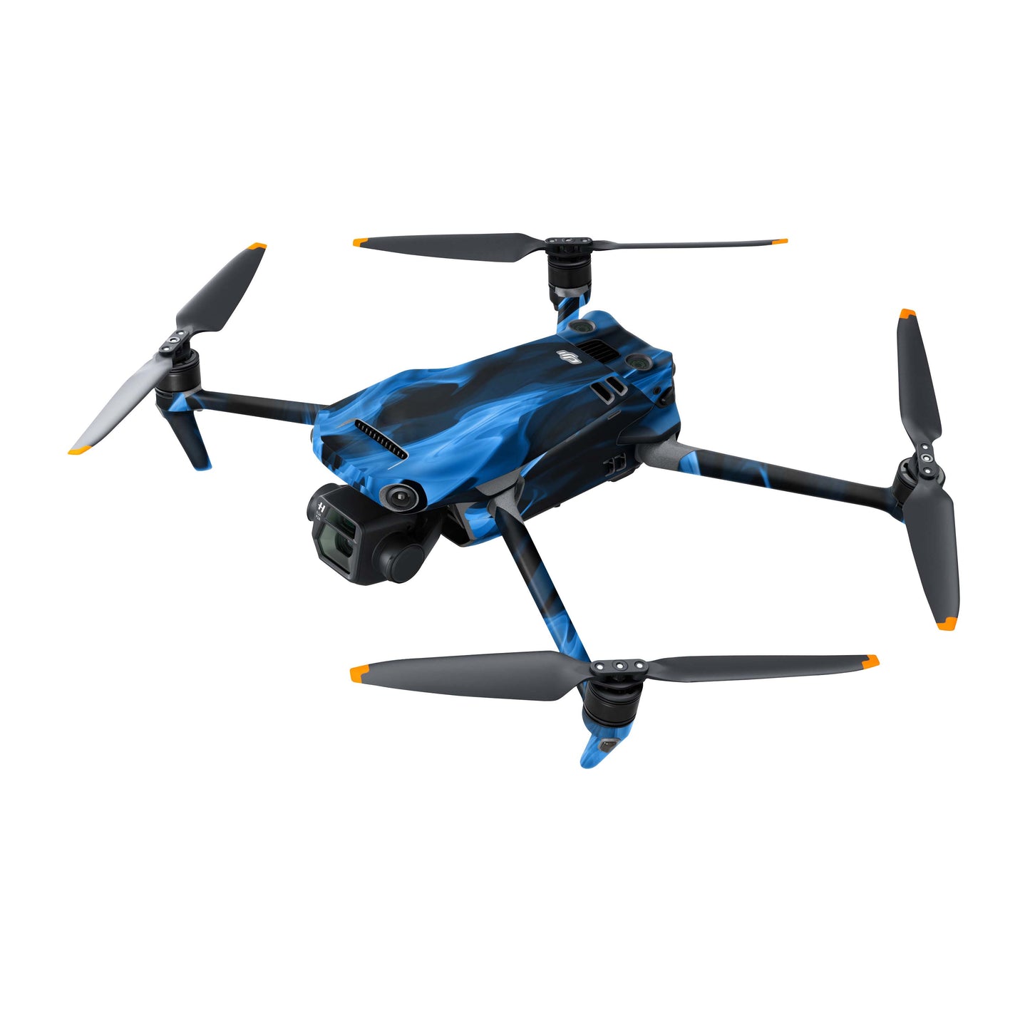 DJI Mavic 3 Skin Folien Drohnen Aufkleber Vinyl Skins Cine Classic Enterprise Thermal Blaue Flammen Elektronik-Sticker & -Aufkleber Skins4u   