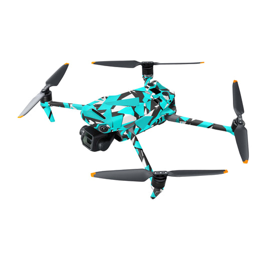 DJI Mavic 3 Skin Folien Drohnen Aufkleber Vinyl Skins Cine Classic Enterprise Thermal Signal Türkis Elektronik-Sticker & -Aufkleber Skins4u   