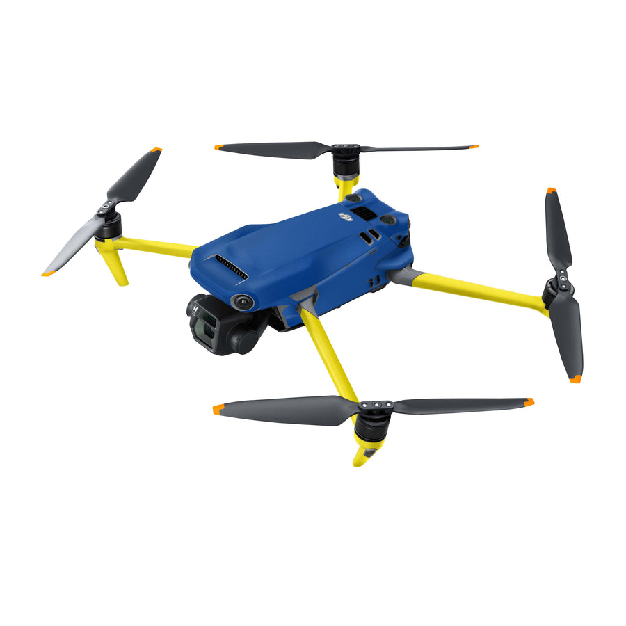 DJI Mavic 3 Skin Folien Drohnen Aufkleber Vinyl Skins Cine Classic Enterprise Thermal Blau gelb Elektronik-Sticker & -Aufkleber Skins4u   
