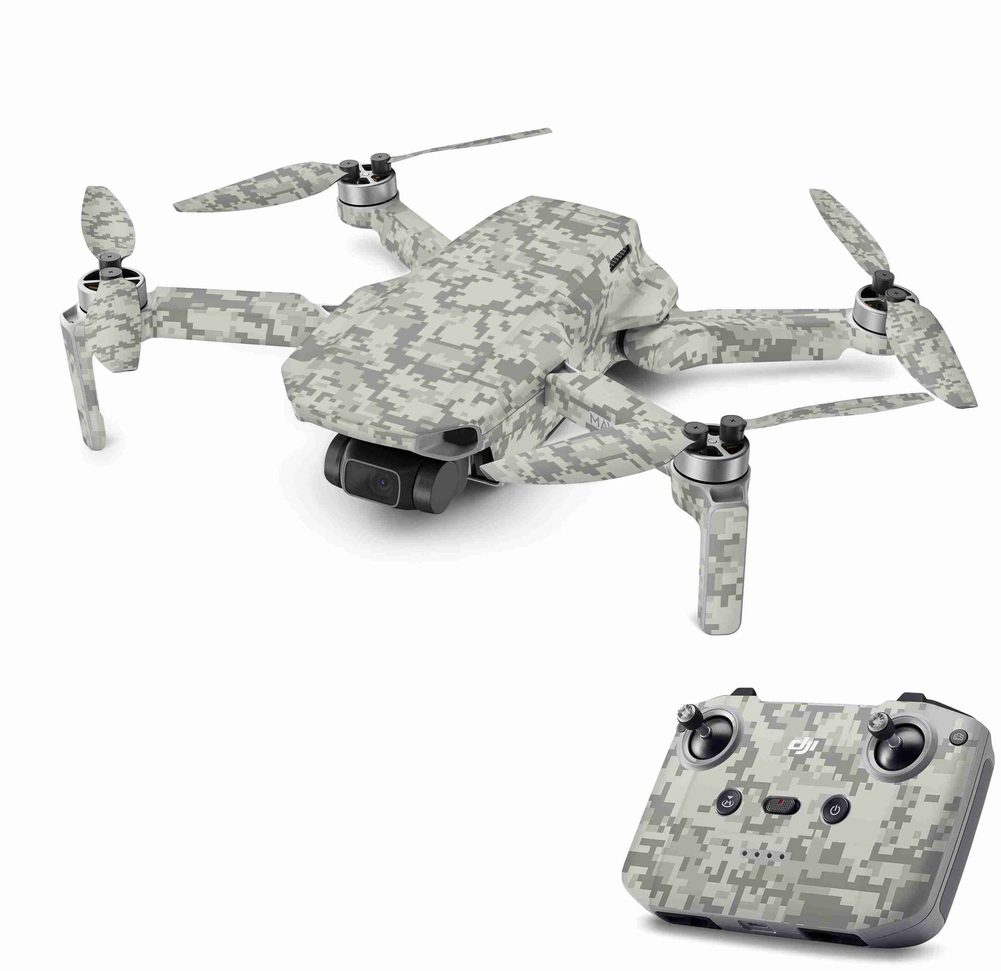 DJI Mini 2SE Skin Drohnen Aufkleber Schutz Design Folie Acu camo Aufkleber Skins4u