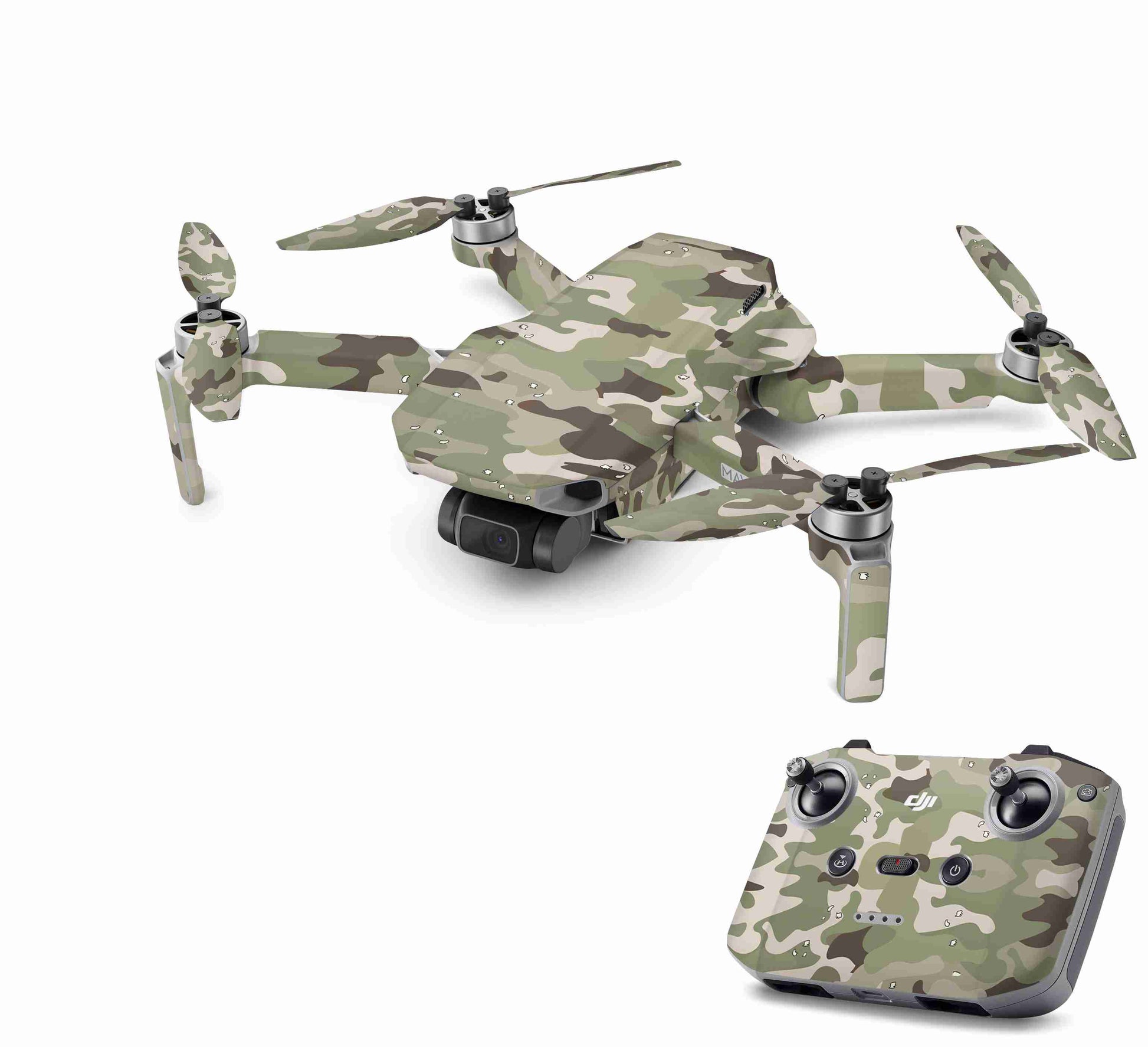 DJI Mini 4K Skin Drohnen Aufkleber Schutz Design Folie FC Camo Aufkleber Skins4u