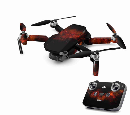 DJI Mini 4K Skin Drohnen Aufkleber Schutz Design Folie Far Galaxy Aufkleber Skins4u