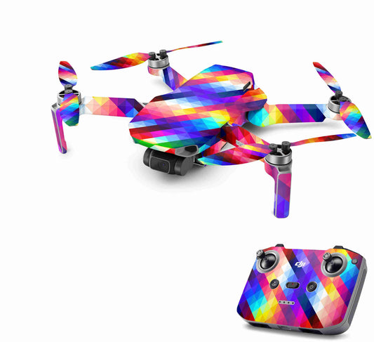 DJI Mini 4K Skin Drohnen Aufkleber Schutz Design Folie Geo Aufkleber Skins4u