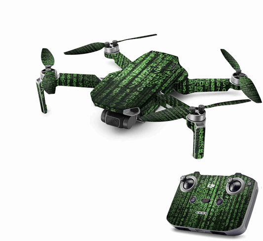 DJI Mini 4K Skin Drohnen Aufkleber Schutz Design Folie Krypto Aufkleber Skins4u