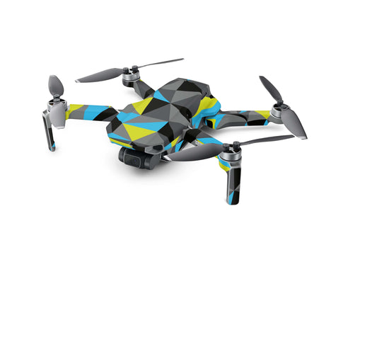 DJI Mini 4K Skin Drohnen Aufkleber Schutz Design Folie Polycolor Aufkleber Skins4u