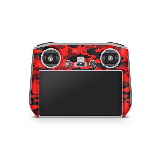 DJI Controller Skins Smart, RC, RC2, RC Pro Design Schutzfolie Aufkleber Red Camouflage Aufkleber skins4u   