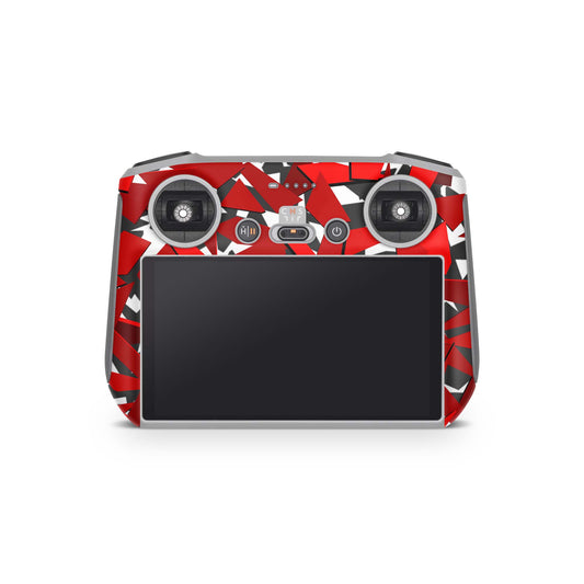 DJI Controller Skins Smart, RC, RC2, RC Pro Design Schutzfolie Aufkleber Signal Rot Aufkleber skins4u   