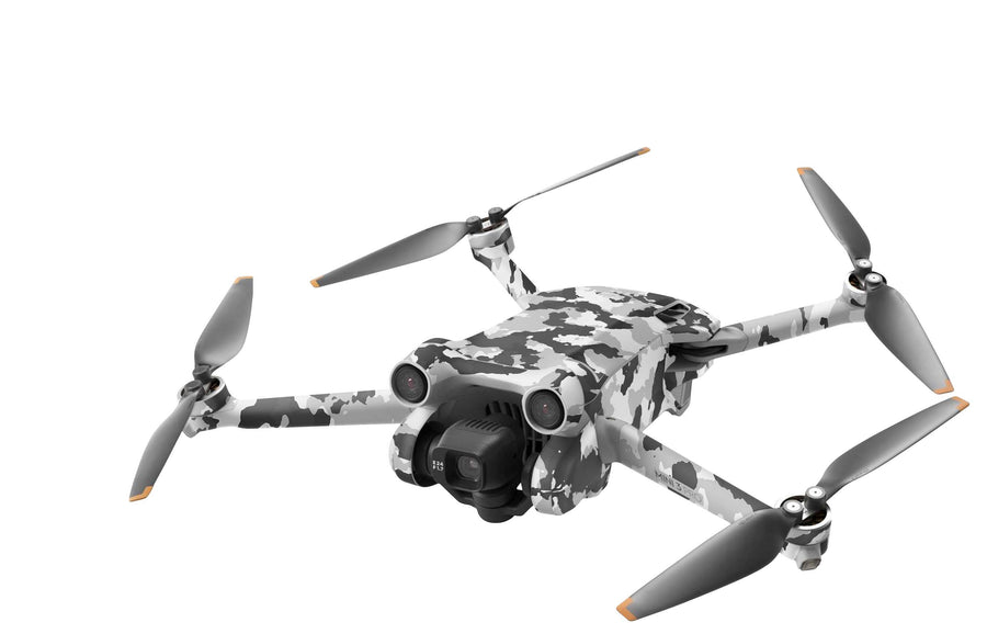 DJI Mini 3 Skin Folie DJI Mini 3 Pro + Controller Skins Vinyl Folierung Drohne Camouflage Urban grau Aufkleber skins4u   