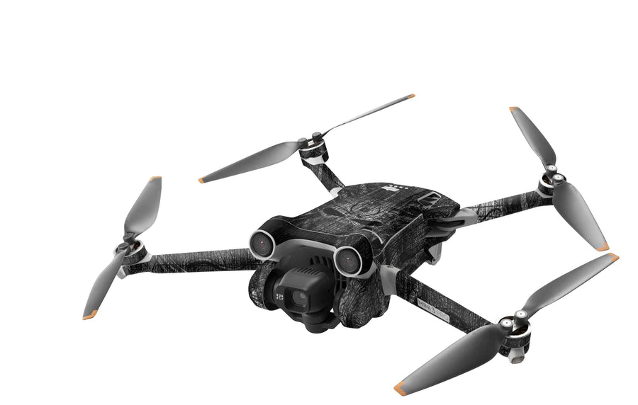 DJI Mini 3 Skin Folie DJI Mini 3 Pro + Controller Skins Vinyl Folierung Drohne Black Demon Aufkleber skins4u   