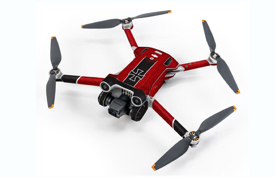 DJI Mini 3 Skin Folie DJI Mini 3 Pro + Controller Skins Vinyl Folierung Drohne Roter Baron Aufkleber skins4u   