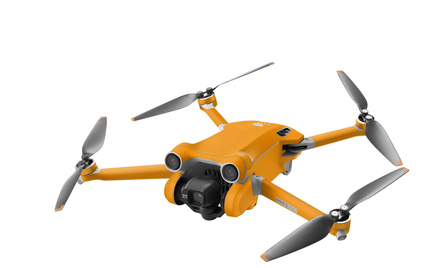 DJI Mini 3 Skin Folie DJI Mini 3 Pro + Controller Skins Vinyl Folierung Drohne Solid Orange Aufkleber skins4u   