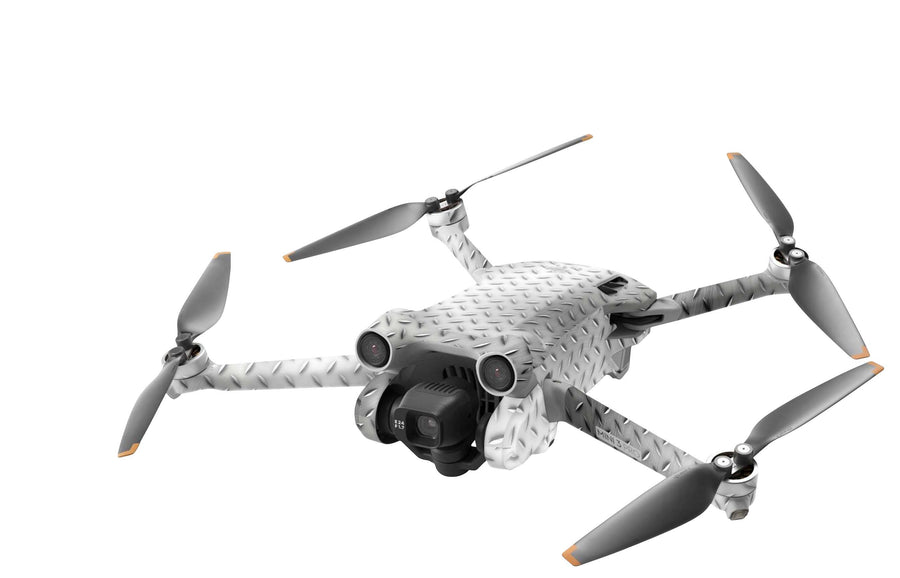 DJI Mini 3 Skin Folie DJI Mini 3 Pro + Controller Skins Vinyl Folierung Drohne Stahl Aufkleber skins4u   