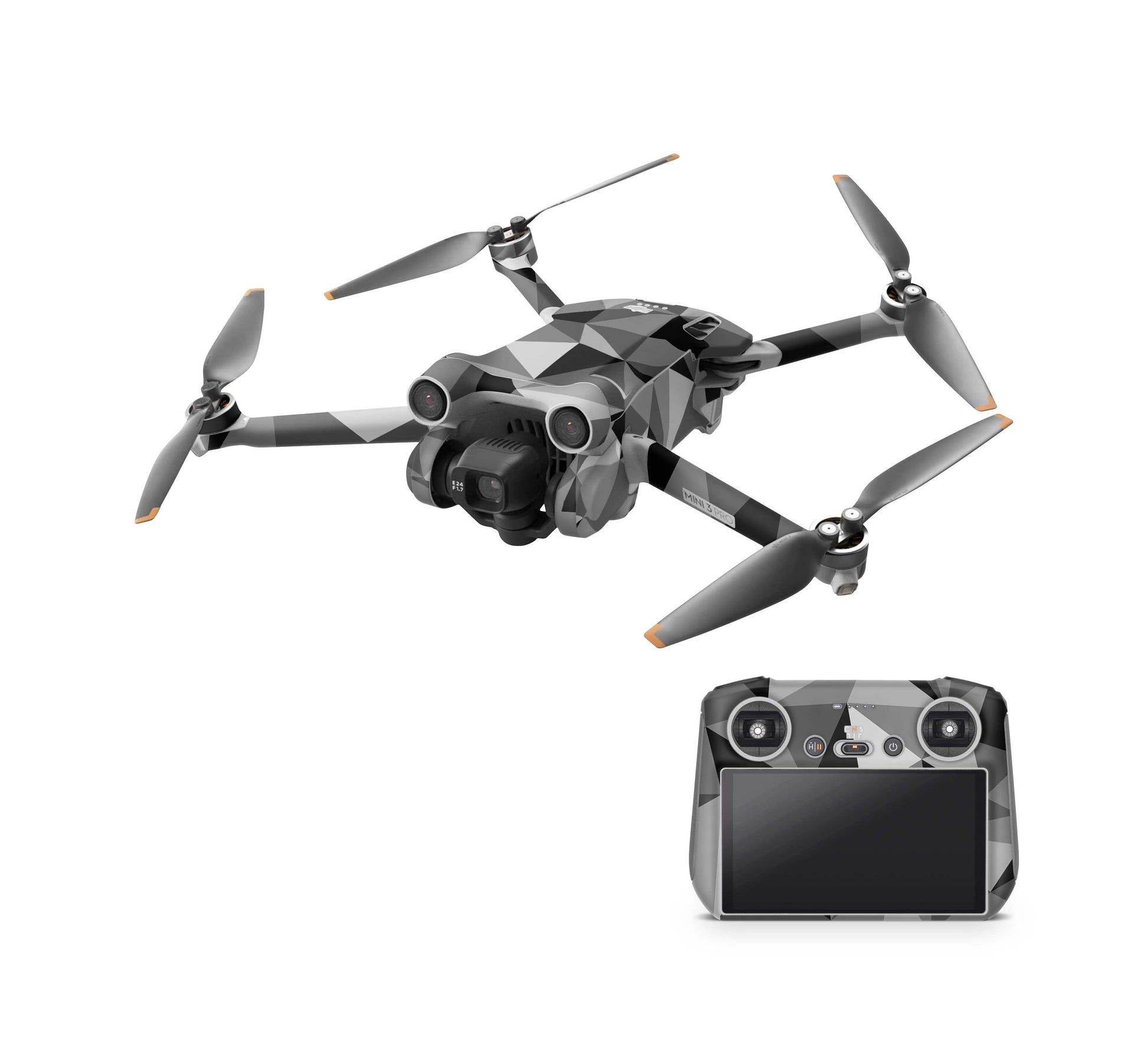 DJI Mini 4 Pro Skin + RC2 Controller Skins Vinyl Folierung Drohne Starkiller Aufkleber skins4u   