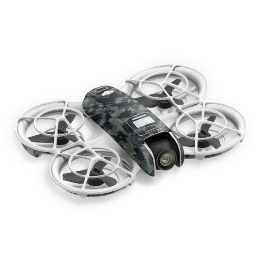 DJI Neo Skin Folie Drohnen Aufkleber Skins Set Shadow Camo grün Aufkleber Skins4u