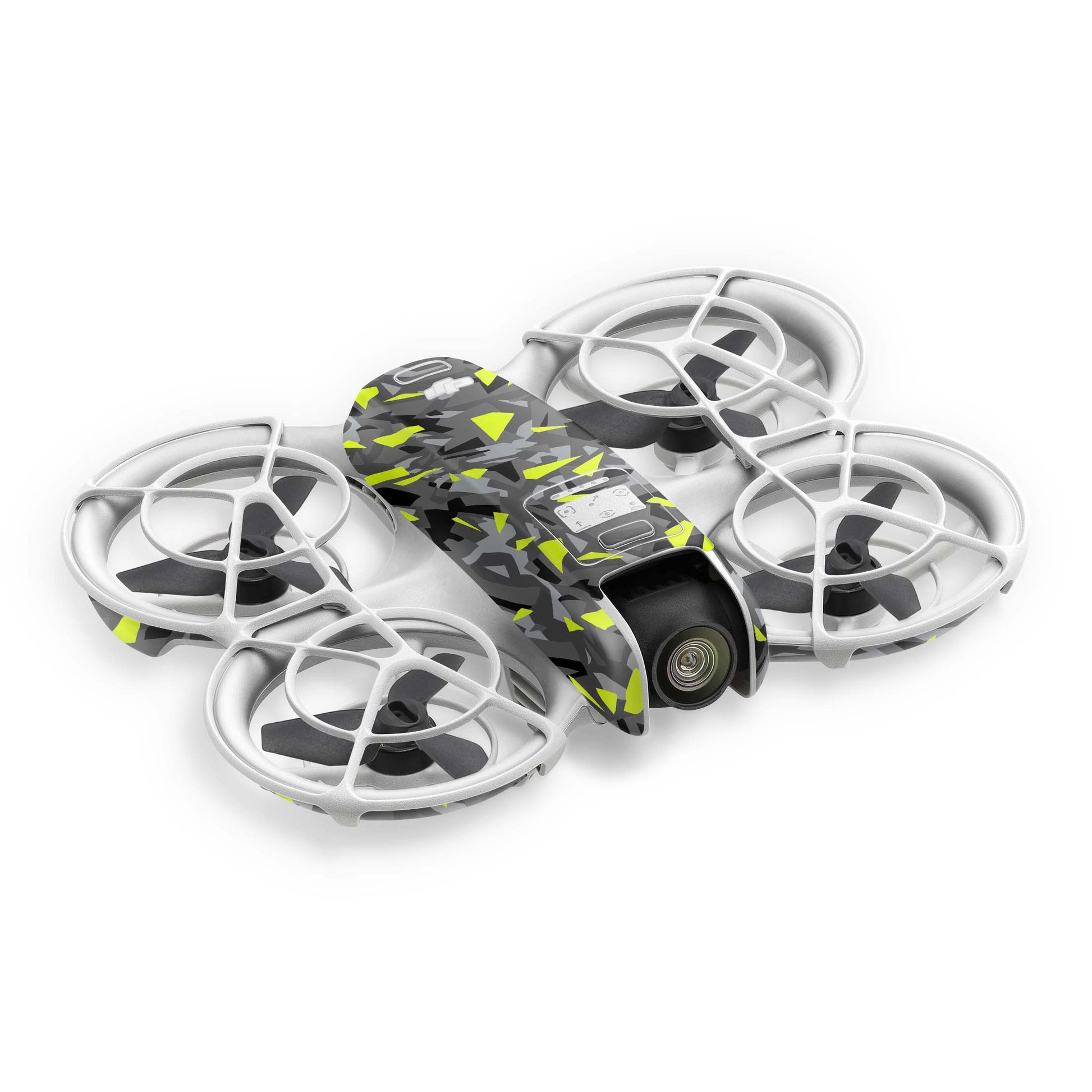 DJI Neo Skin Folie Drohnen Aufkleber Skins Set Splatter Yellow Aufkleber Skins4u