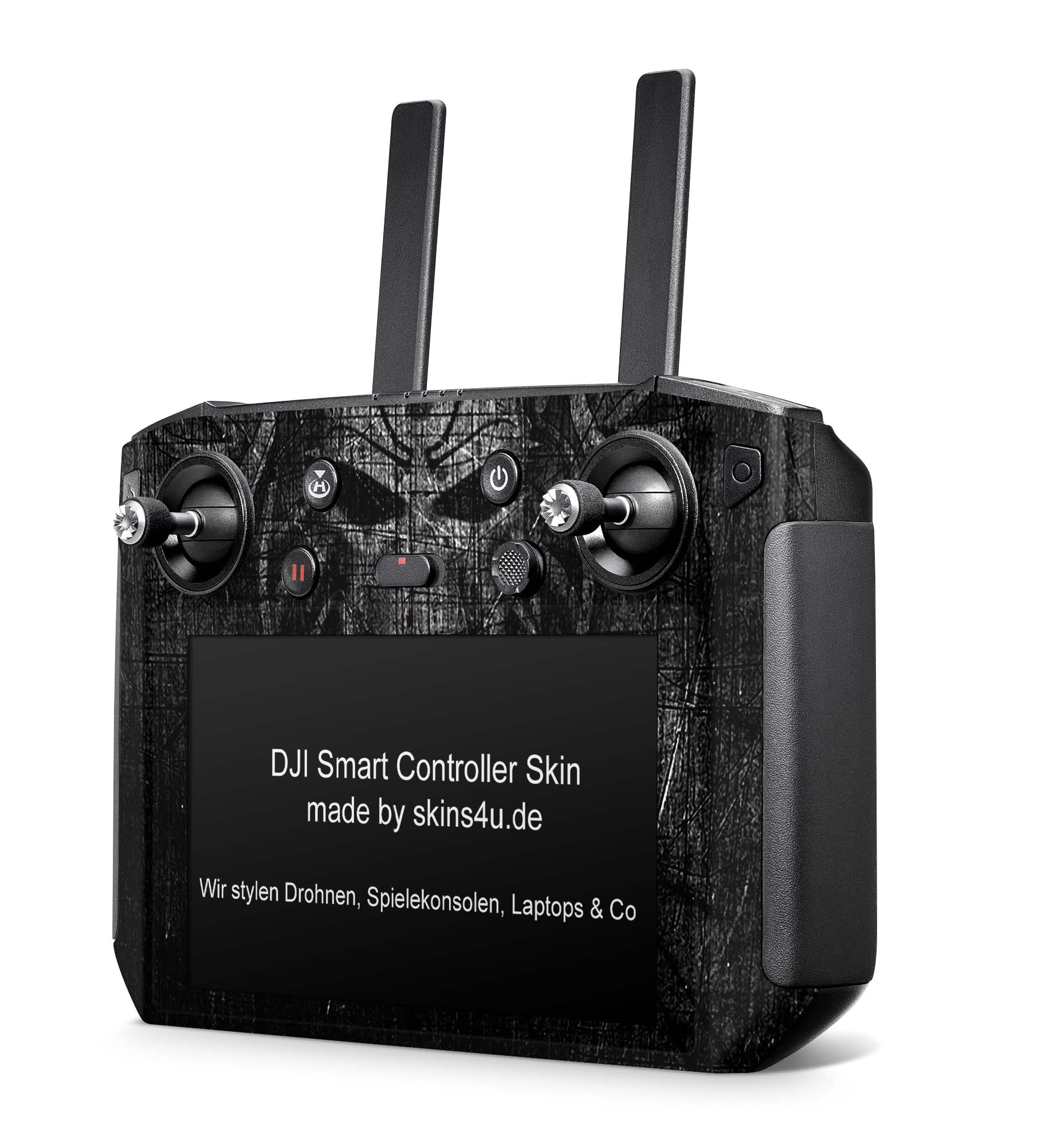 DJI Controller Skins Smart, RC, RC2, RC Pro Design Schutzfolie Aufkleber Black Demon Aufkleber skins4u   