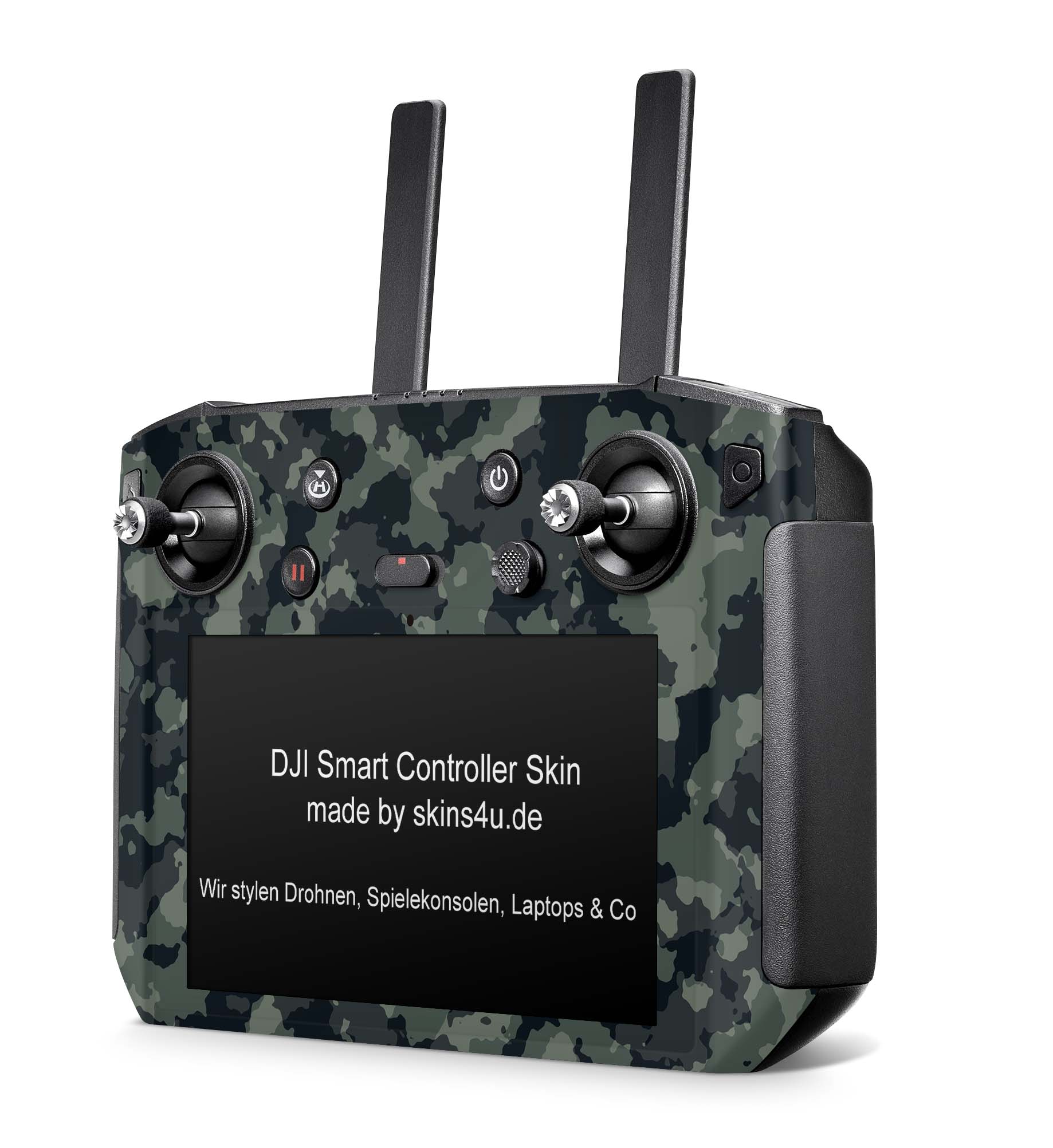 DJI Controller Skins Smart, RC, RC2, RC Pro Design Schutzfolie Aufkleber Shadow Camo Grün Aufkleber skins4u   