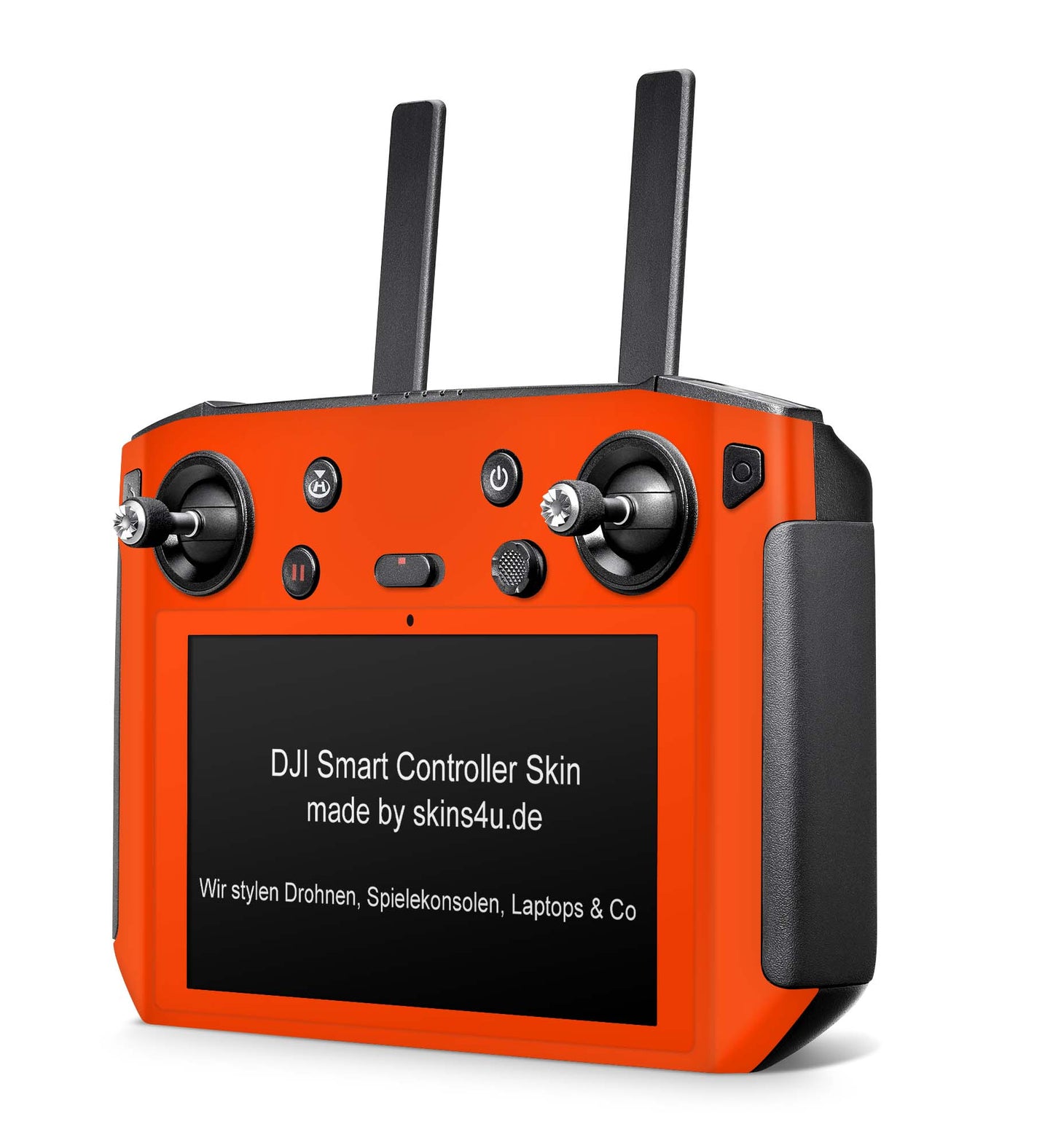 DJI Controller Skins Smart, RC, RC2, RC Pro Design Schutzfolie Aufkleber Neon Orange hochglanz Aufkleber skins4u   