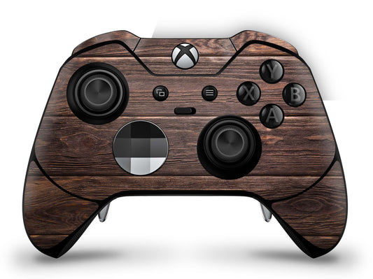 Xbox Elite Wireless Controller Skin Aufkleber Premium Folie brown wood Aufkleber skins4u   