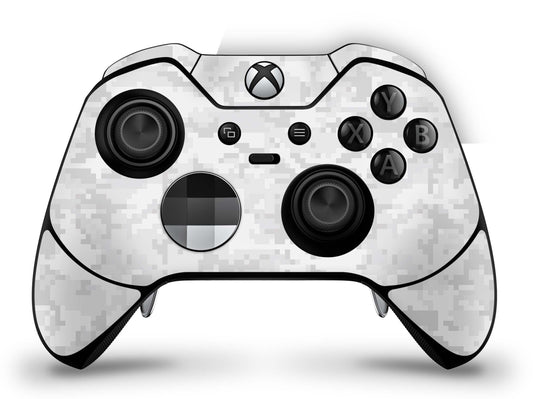 Xbox Elite Wireless Controller Series 2 Skin Aufkleber Premium Folie digital white camo Aufkleber skins4u   