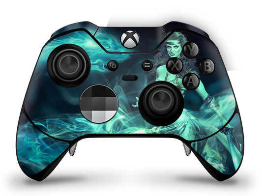 Xbox Elite Wireless Controller Series 2 Skin Aufkleber Premium Folie fantasy dragon Aufkleber skins4u   