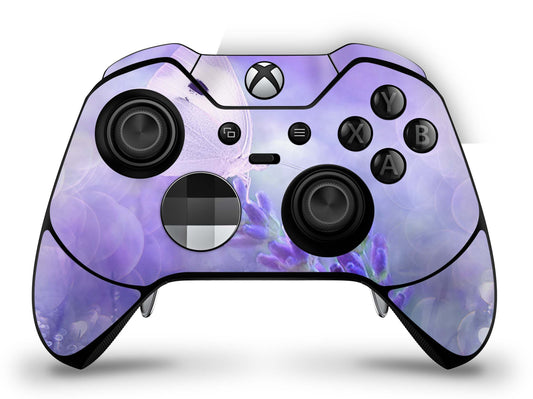 Xbox Elite Wireless Controller Series 2 Skin Aufkleber Premium Folie lavendel butterfly Aufkleber skins4u   