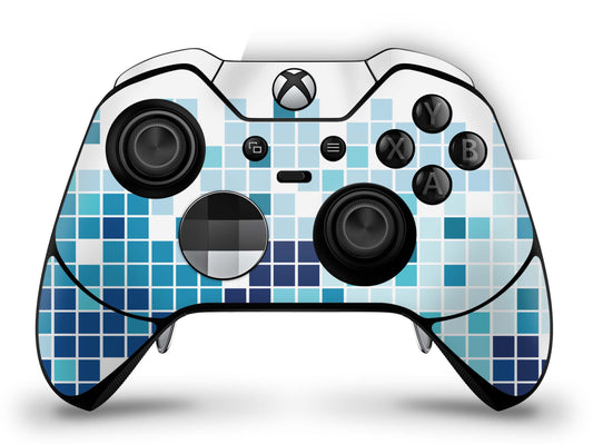 Xbox Elite Wireless Controller Skin Aufkleber Premium Folie mosaik blue Aufkleber skins4u   