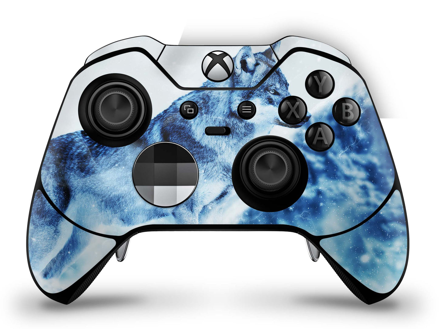 Xbox Elite Wireless Controller Skin Aufkleber Premium Folie snow wolf Aufkleber skins4u   