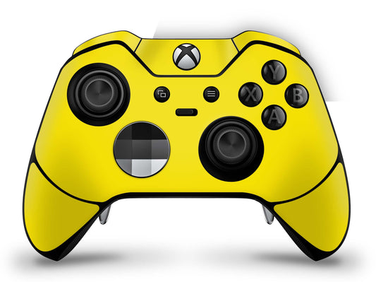 Xbox Elite Wireless Controller Series 2 Skin Aufkleber Premium Folie solid state yellow Aufkleber skins4u   