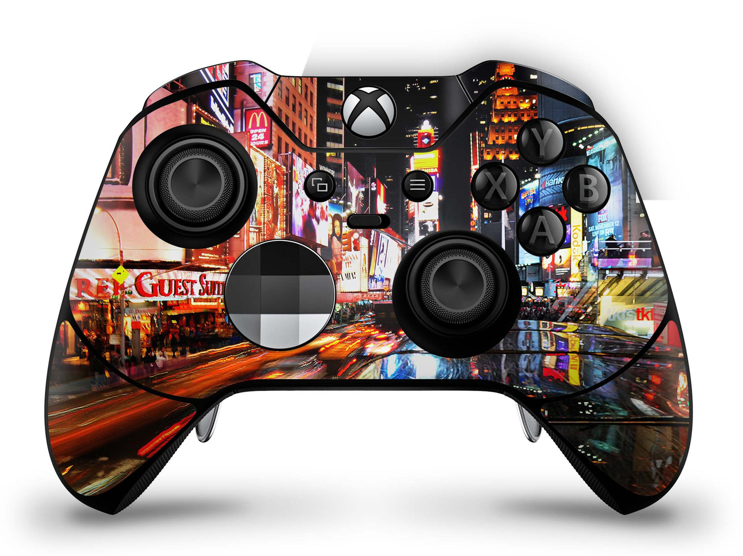 Xbox Elite Wireless Controller Skin Aufkleber Premium Folie time square Aufkleber skins4u   