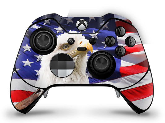 Xbox Elite Wireless Controller Skin Aufkleber Premium Folie usa eagle Aufkleber skins4u   