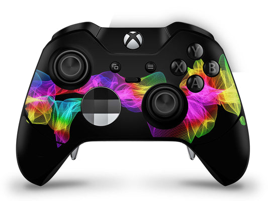 Xbox Elite Wireless Controller Series 2 Skin Aufkleber Premium Folie waving colors Aufkleber skins4u   