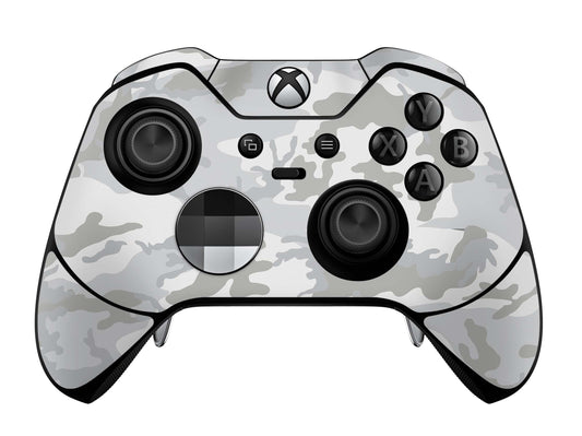 Xbox Elite Wireless Controller Skin Aufkleber Premium Folie white camo 2018 Aufkleber skins4u   