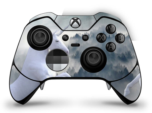Xbox Elite Wireless Controller Series 2 Skin Aufkleber Premium Folie white unicorn Aufkleber skins4u   