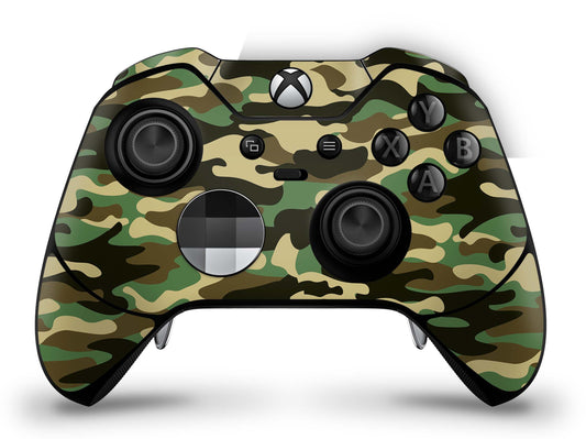 Xbox Elite Wireless Controller Skin Aufkleber Premium Folie wood camo Aufkleber skins4u   