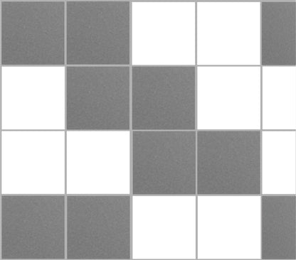 Fliesenaufkleber für Küche, Bad und WC selbstklebende Badfliesen Folien Silbergrau 20 Stück Aufkleber Skins4u