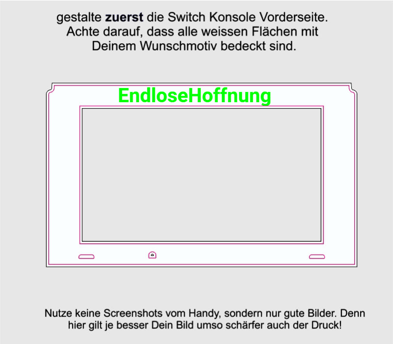 Nintendo Switch Skin Vinyl Folie selbst gestalten individueller Aufkleber personalisiert cpb_product Skins4u