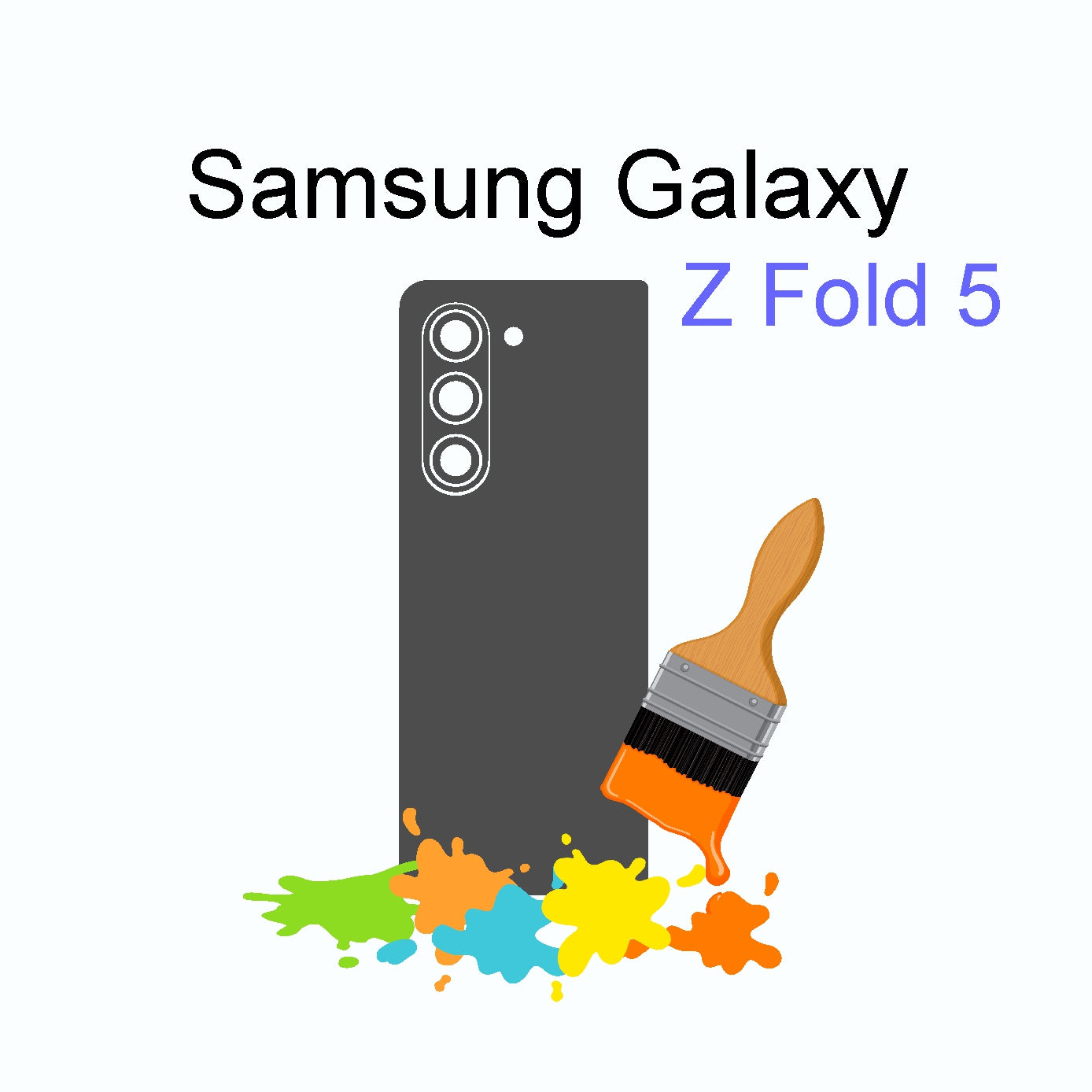 Samsung Galaxy Z Fold5 Skin Aufkleber selbst gestalten individuell cpb_product Skins4u   