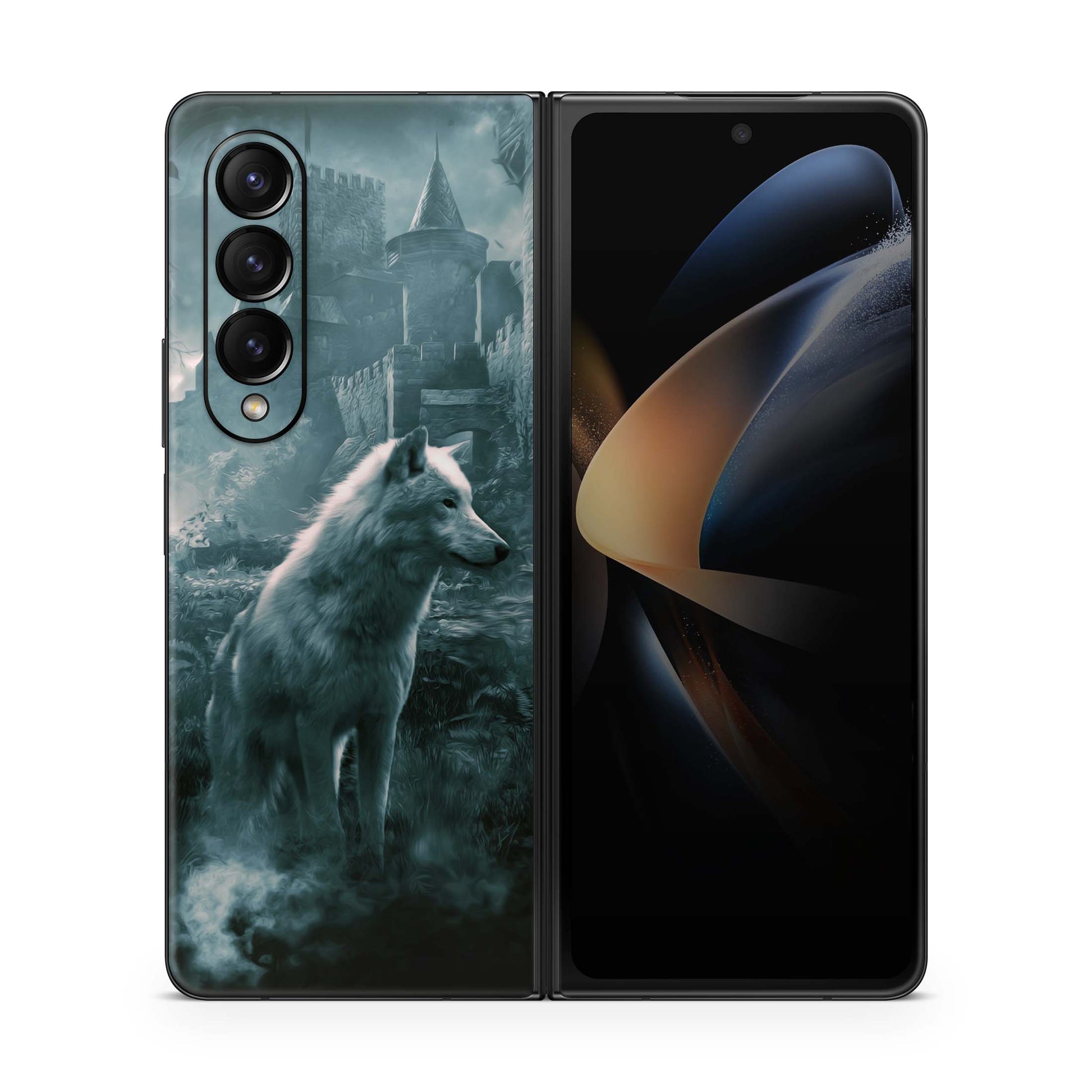 Samsung Galaxy Z Fold 6 Skin Folie Skins Handy Aufkleber Ghost Wolf Aufkleber Skins4u